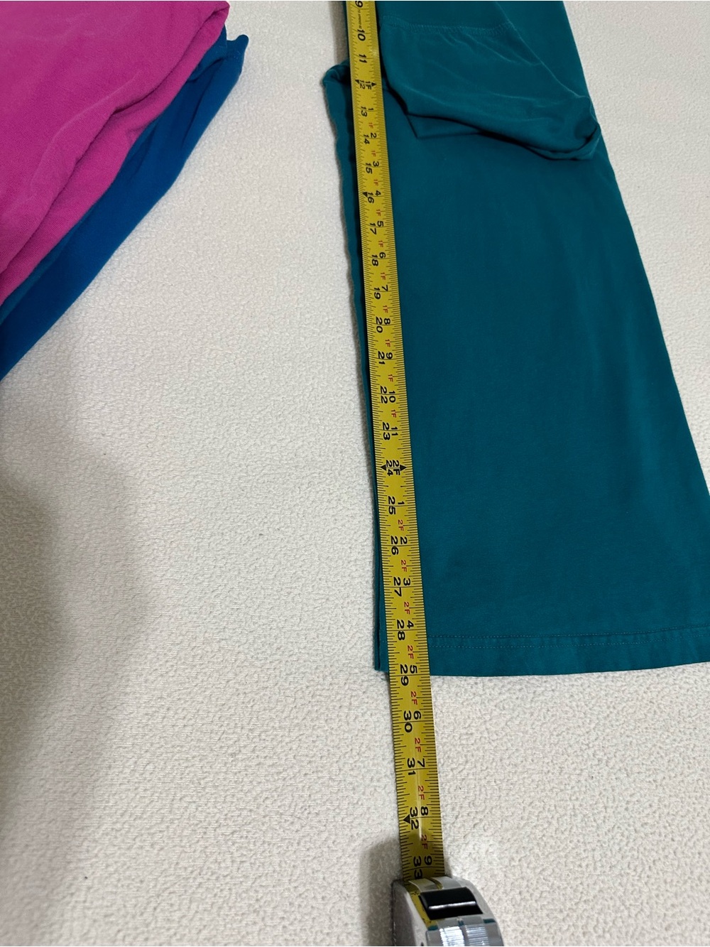 Mock Turtleneck Tops in Teal, Magenta & Green by Woman Within Size 2X. - Picture 11 of 12